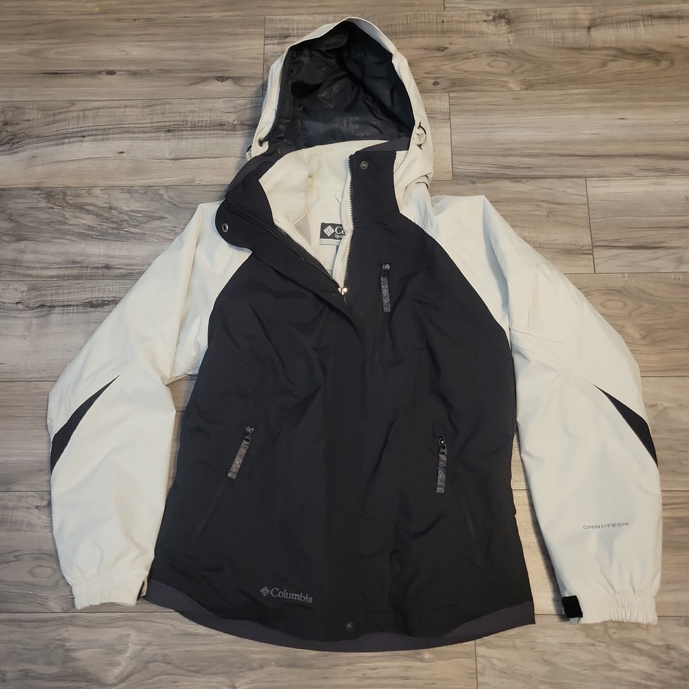 Columbia 3 In 1 Core Interchange Ski Snow Jacket Womens Small Hooded Full Zip